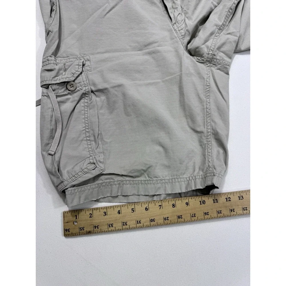 J Crew Ripstop Cargo Shorts Men's 38x10.5 Canvas Utility Work Construction